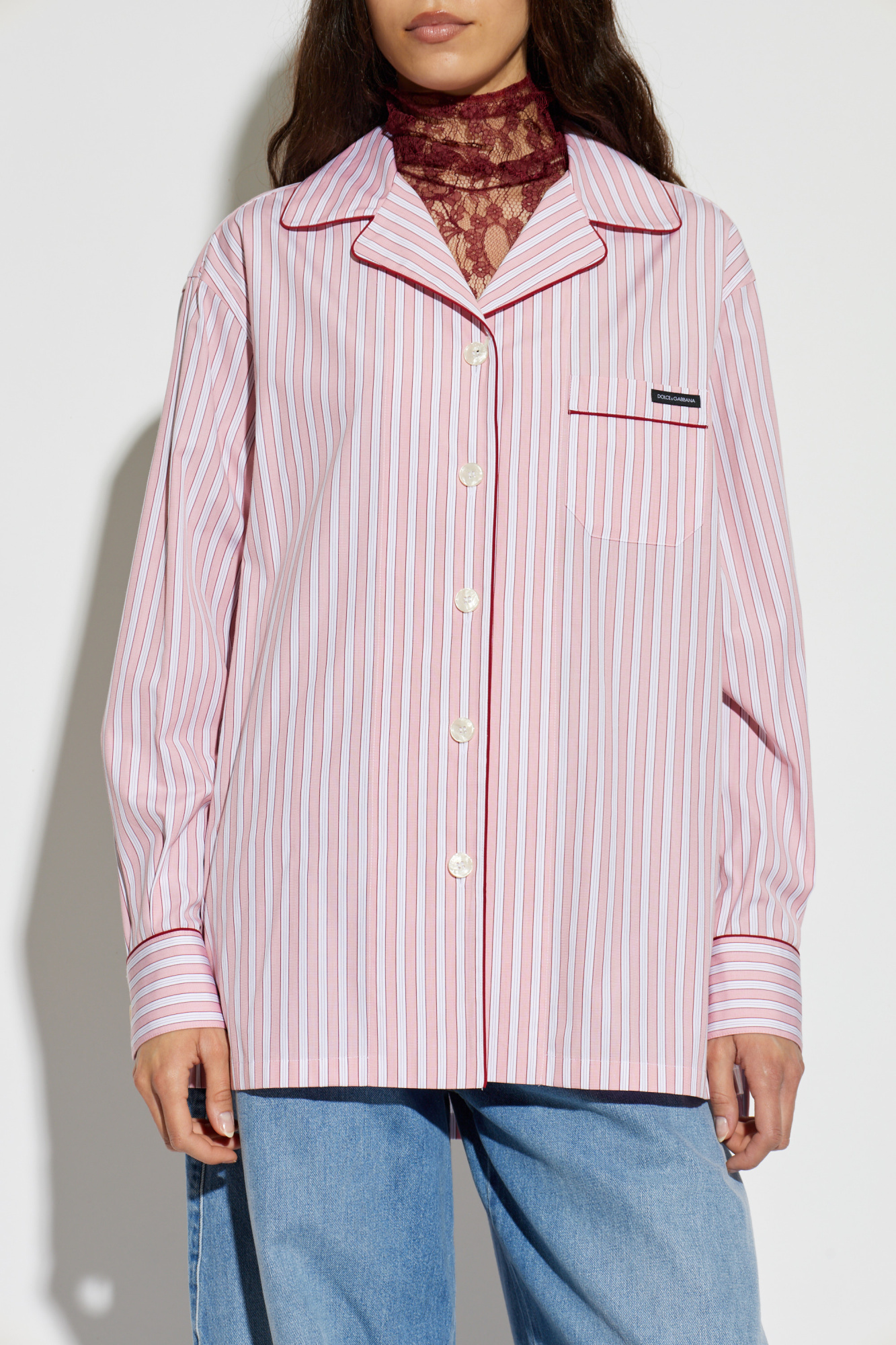 Dolce & Gabbana Striped pattern shirt | Women's | Vitkac